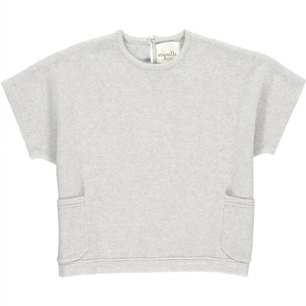 NEW VIGNETTE kids fiona sweater in grey